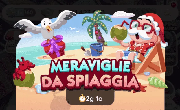 Evento Meraviglie Da Spiaggia Monopoly Go (Elenco dei Premi)